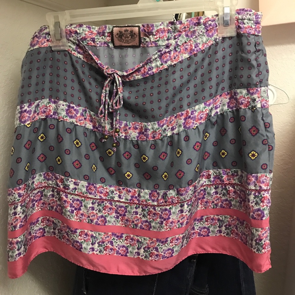 Juicy Couture floral skirt